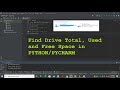 how to find the space of drives with python | Drive total space, used and free space in pycharm