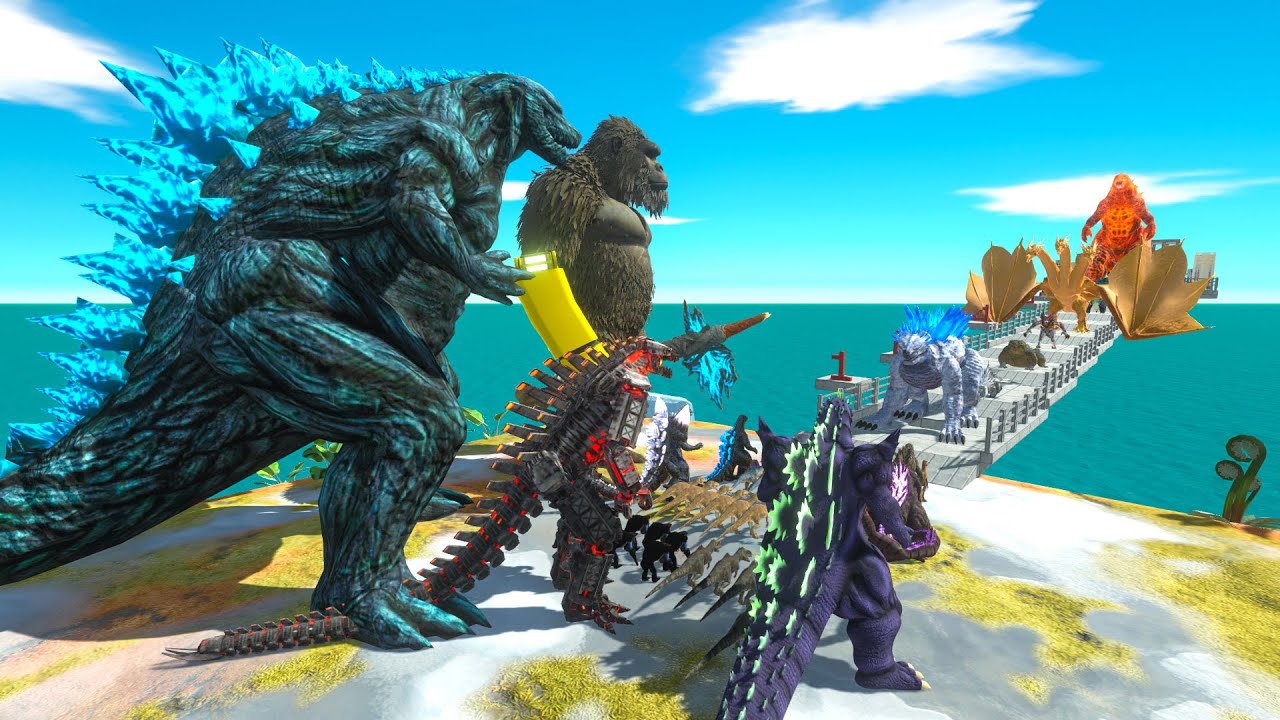 Godzilla Earth Or Kong Who can defeat 10 level of Kaiju Monster Ranked From Weakest To Strongest