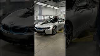 BMW i8 electric car was restored from scrap
