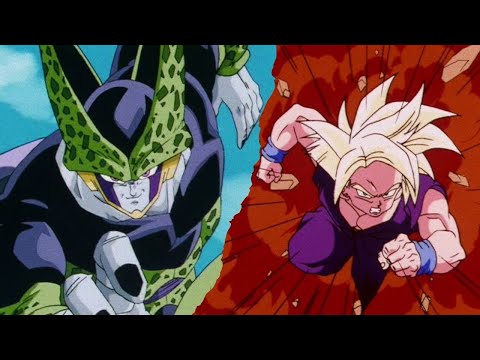 SSJ Gohan vs Cell Best Part (Japanese)