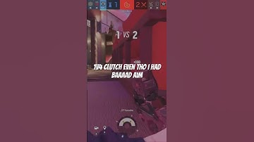 1v4 clutch #viralplease #6siege #skill #fypシ #gaming #rainbowsixsiegeclip #badaim #1v4clutch #clutch