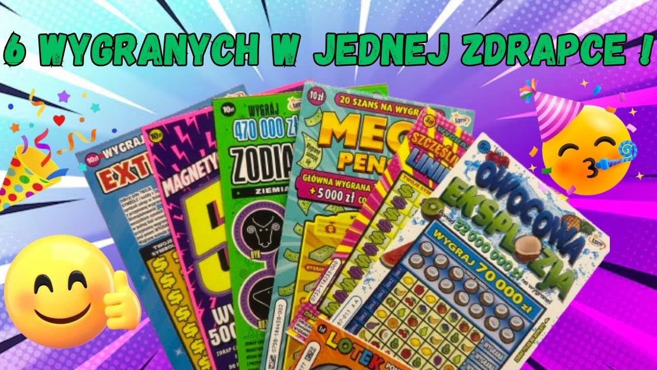 ZDRAPKI LOTTO🍀AŻ 6 WYGRANYCH W JEDNEJ ZDRAPCE! 😃💪💸 