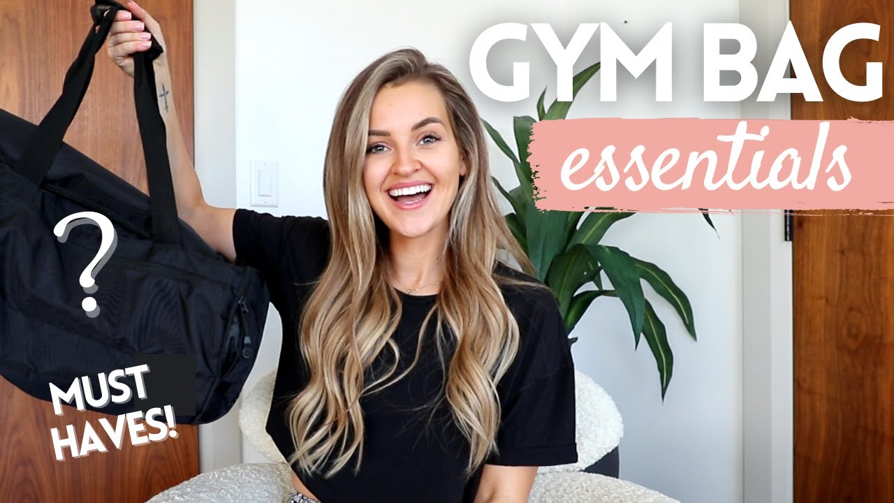 Workout Essentials  What's In My Gym Bag — Wholesome Stef