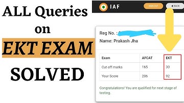 AFCAT - EKT EXAM Queries | Q&A Session | Please comment | 2021