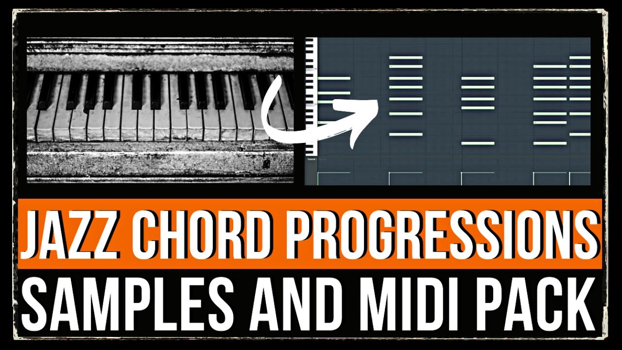 Сэмпл пианино. Jazz Chords progression. Jazz Midi. New Jazz loop.
