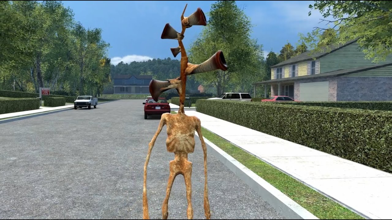 Сиреноголовый в Гаррис мод.