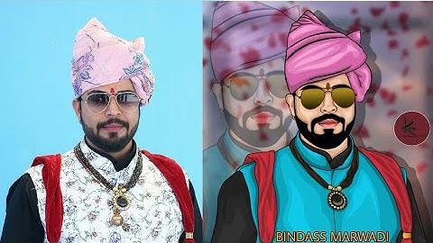 New vector art tutorial in mobile||Cartoon image editing in mobile like photoshop||PicsArt editing||