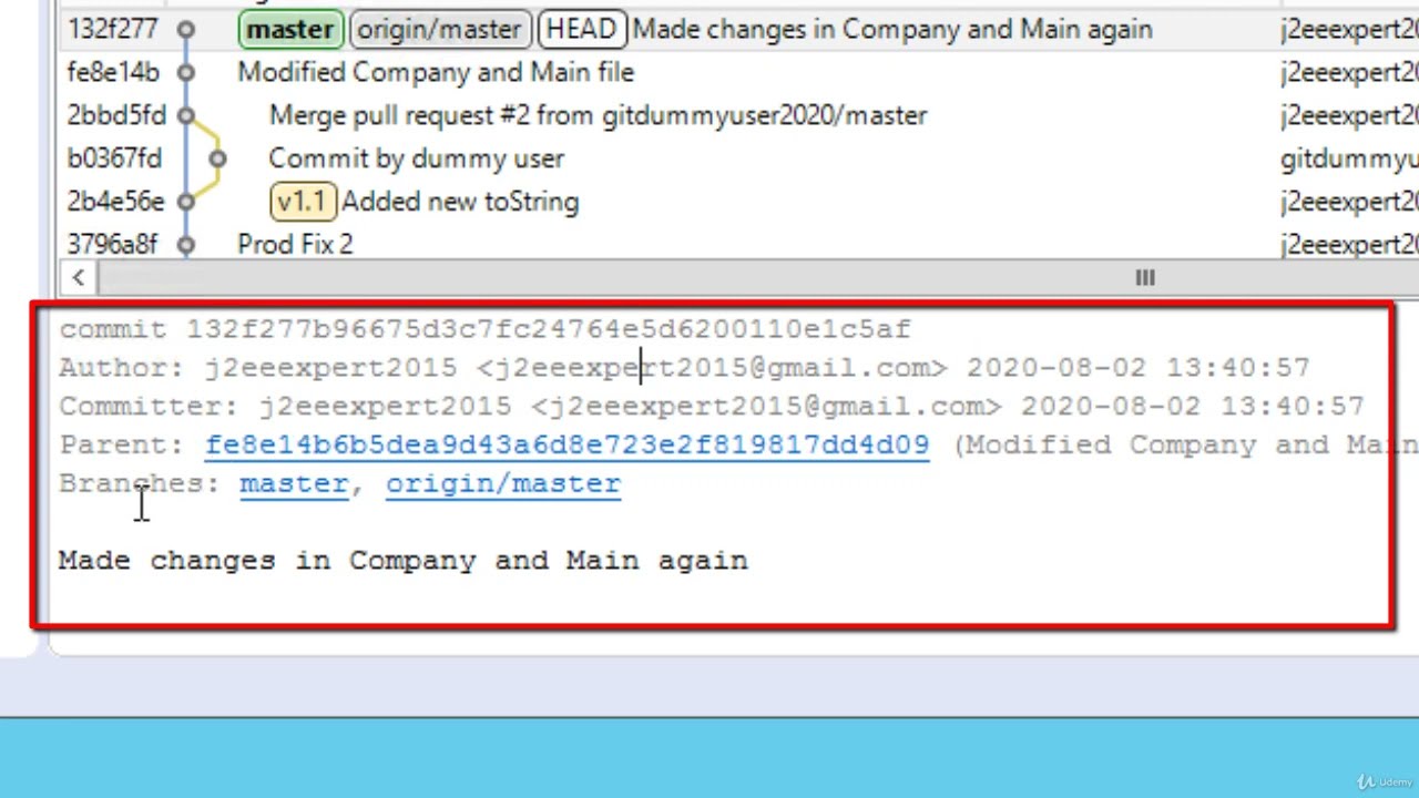 Inspecting Git Commits using Eclipse with History view