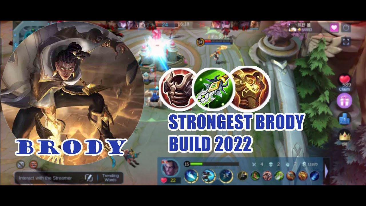 Brody Goldlane Aggresive Gameplay | Top Global Brody - Mobile Legends MLBB
