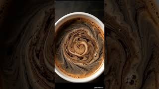 Every Droplet Follows Gravity — AI Coffee Physics in Slow Motion #aiphysics #asmr #chrome  #flowart