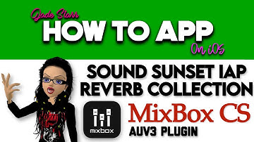 Sound Sunset IAP Reverb Collection for MixBox CS on iPad - How To App on iOS! - EP 638 S10