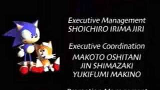 Sonic Jam - Sonic World Ending Credits Saturn