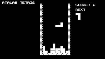 Atalan Tetris for the Atari 8-bit family