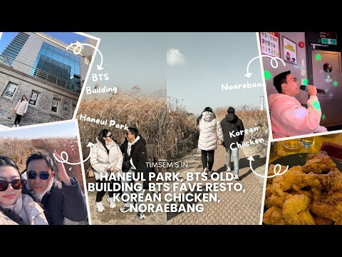 Visiting BTS Old Building, BTS favorite Resto, Haneul Park and Noreabang! | TimSem Vlogs