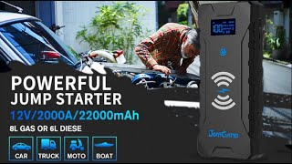 Car Battery Jump Starter with Wireless Charger