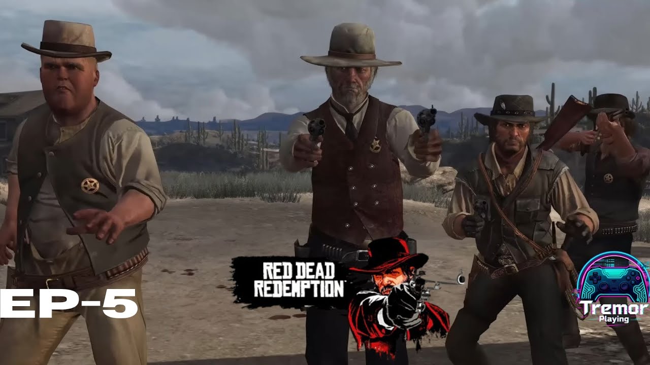 Red Dead Redemption 1- on PC -EP-5. Justice in Pikes Basin. Walkthrough 