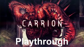 CARRION - Action game - Full playthrough - No commentary gameplay