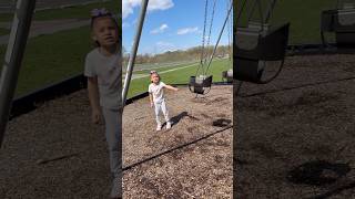 The swing is HAUNTED !!!!! #shorts #scary