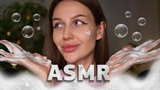 картинка: ASMR ЗВУКИ РУК🫧 пена, гель, мусс, МУРАШКИ😌