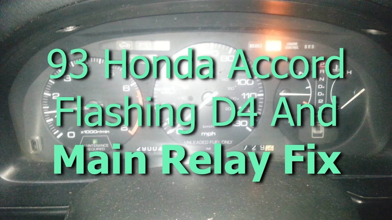 99 Honda Accord Flashing Check Engine Light | Shelly Lighting