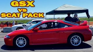 GSX Eclipse vs Challenger Scat Pack Drag Race
