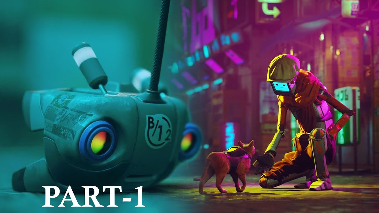 Let's Walkthrough the STRAY Game | Part-01| Gameplay | Use digicode in Stray | Memory-1