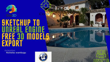 Sketchup -  How to Export to Unreal Engine Free 3d Models
