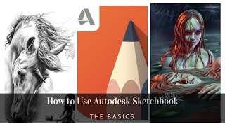 How to use Autodesk Sketchbook (for iPad) || Basics and Features||