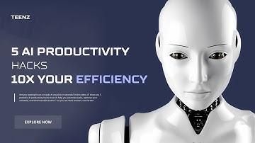 🚀 5 AI Productivity Hacks to 10X Your Efficiency! (Work Smarter, Not Harder)