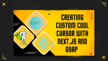 Creating Custom Cool Cursor with Next.js and GSAP | Interactive Web Design Tutorial