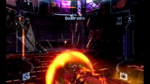 Metroid Prime 2 Echoes Boss Fight: Quadraxis - No Dark Suit