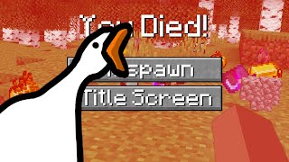 Minecraft But Both Desktop Goose And Minecraft Goose Try And Stop Me