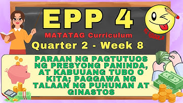 EPP 4  MATATAG Curriculum Quarter 2 - Week 8 (Lesson Slides)