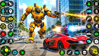 Robot Game Transformation Car Robot Optimus Prime Game Super Fight Mega Robot - Android Gameplay screenshot 2