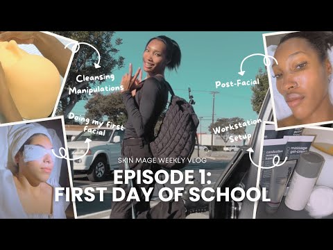 First Week of Esthetician School | Weekly Vlog Episode 1 | Career Academy of Beauty, Garden Grove