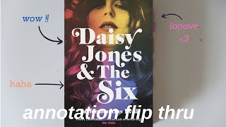 annotated daisy jones & the six by taylor jenkins reid | flip-thru