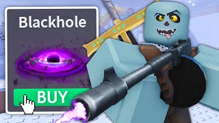 I Used The Black Hole On 100 Players In Combat Warriors..