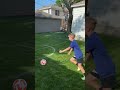 Impossible Perfect Fit Soccer Trick Shot! #teamnike #shorts