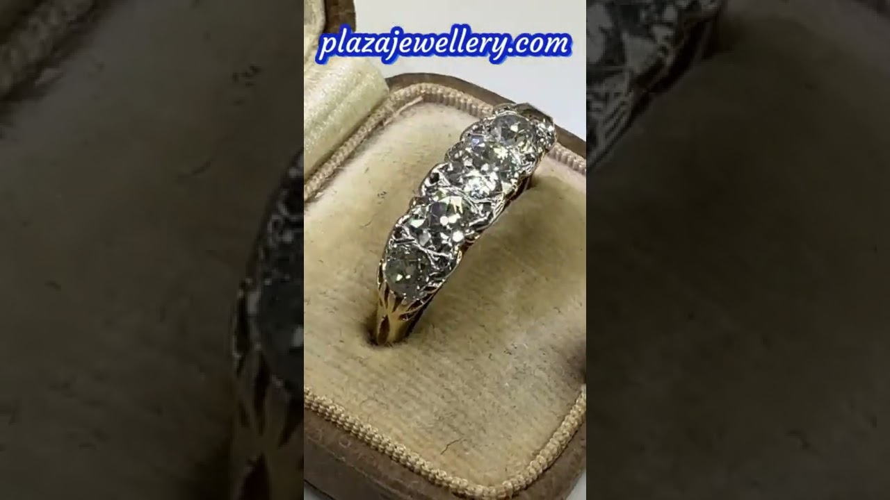 Antique Victorian 5 Stone Diamond Ring