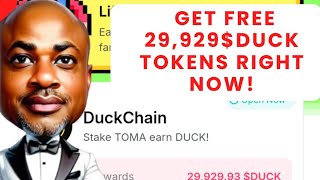 Get FREE $Duck29K Tokens Right Now!