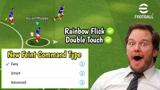 All Feint Command Guide 😍 | Double Touch Change, Rainbow Flick Skills - New Feature eFootball 2026 🔥
