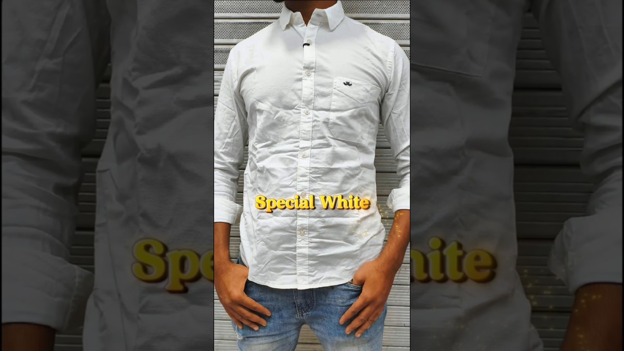 Independence Day Special White Shirt 👔 Brand Willa