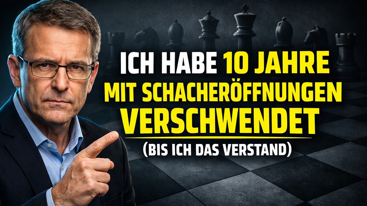 Ich habe 10 Jahre mit Schacheröffnungen verschwendet (bis ich DAS verstand)