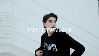 Emporio Armani FW19-20 logo looks