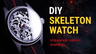 How to Build a DIY Skeleton Watch | NH72 Seiko Mod