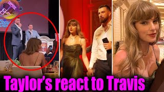Taylor Swift's Hilarious Reaction to Travis Kelce's joke at the Mahomies Vegas Gala