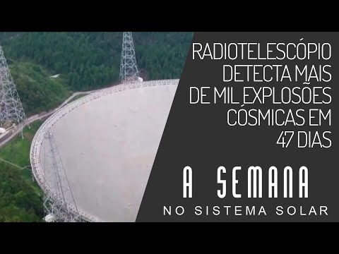 Super-radiotelescópio chinês detecta mais de mil explosões cósmicas em 47 dias