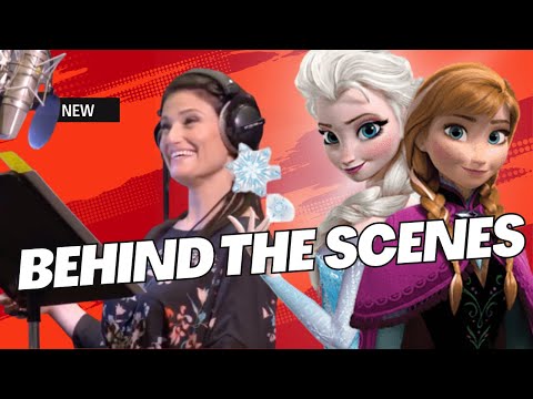 Frozen: Kristen Bell “Anna” & Idina Menzel “Elsa” Behind the Scenes of the Movie Voice Recording