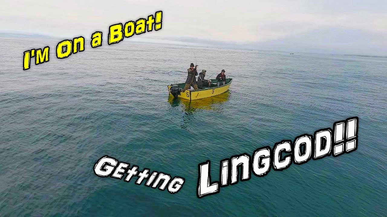 Fishing on a Boat for Lingcod and Rockfish with Drone Footage! 
