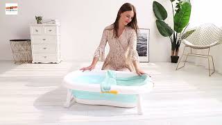 Easy Folding Baby Bath Tub Foldable Baby Shower